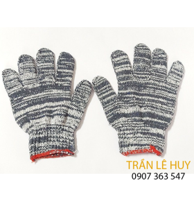 Găng Tay Len Sợi Cotton Màu Muối Tiêu 40g - 90g