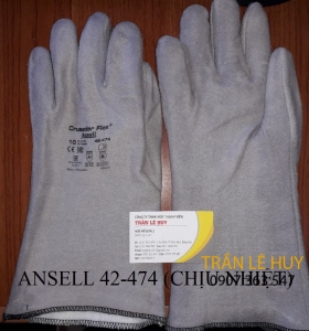 Găng tay chịu nhiệt đến 250 độ C Ansell 42-474