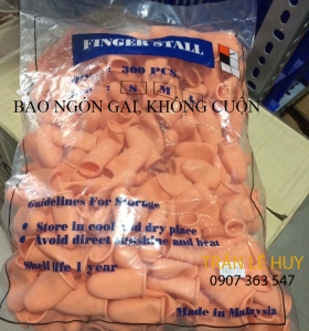 Bao ngón tay màu cam có gai