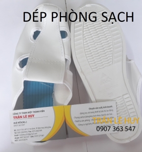 Dép phòng sạch 4 lỗ