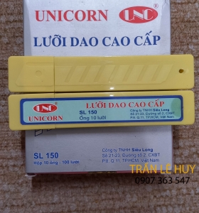 Lưỡi dao Unicorn vàng 18mm