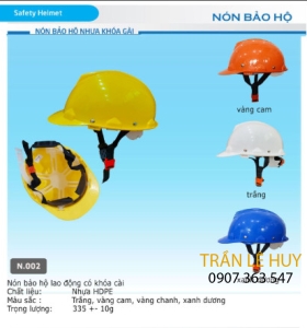 Nón bảo hộ khoá cài