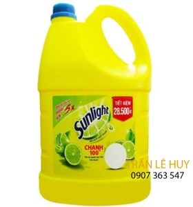 Nước rửa tay Sunlight chanh vàng 3.6kg