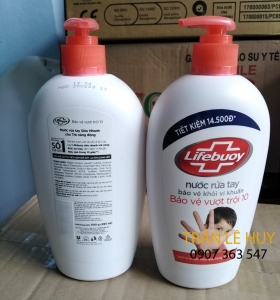 Nước rửa tay Lifebuoy 500g - 493ml