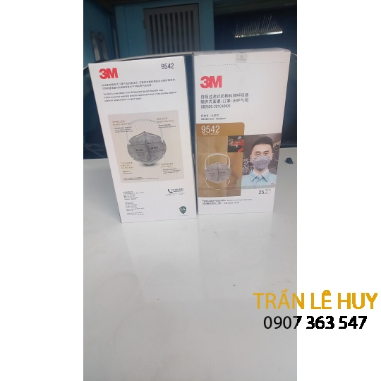 Khẩu trang lọc bụi 3M 9542
