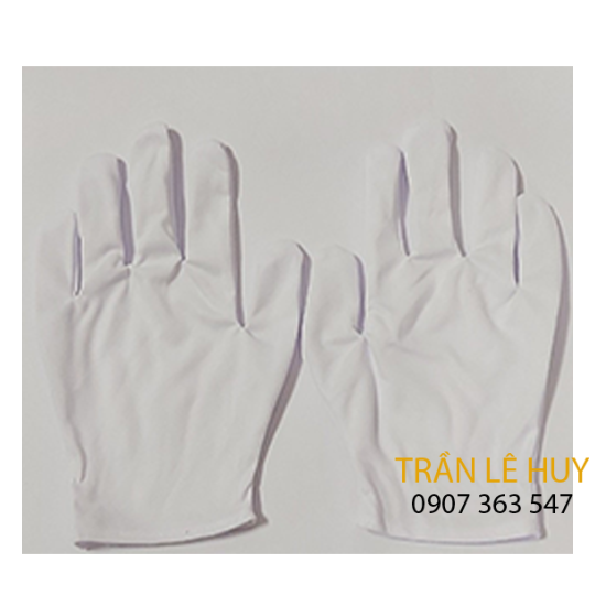 Găng tay vải Poly - Vải Sẹc