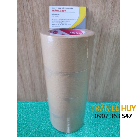 Băng keo giấy nâu viết được 70mm x 45m