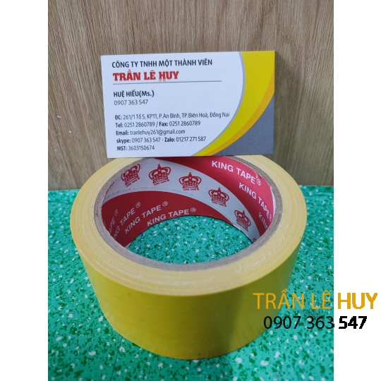 Băng keo vải (màu trắng, xanh dương, vàng, nâu)
