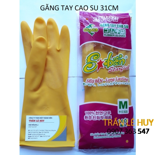 Găng tay cao su gia dụng