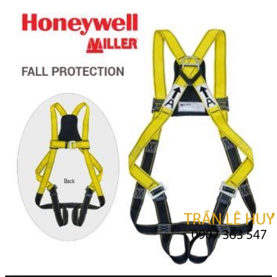 Bộ dây đai an toàn toàn thân Miller 2 móc MB9000 - MB9007