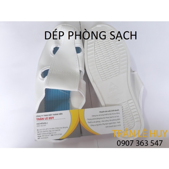 Dép phòng sạch 4 lỗ