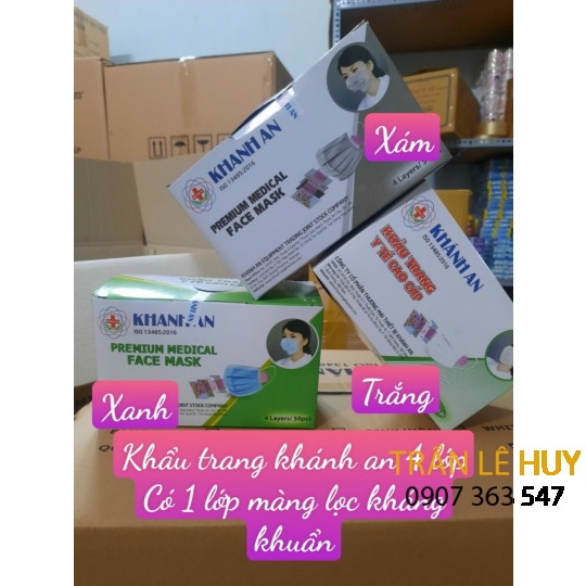 KHẨU TRANG Y TẾ 4 LỚP KHÁNG KHUẨN