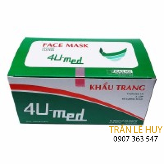 Khẩu trang y tế 3 lớp 4U-Med