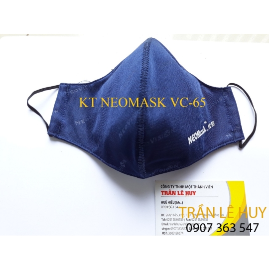 Khẩu trang than hoạt tính 4 lớp Neomask VC65