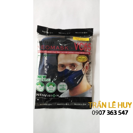 Khẩu trang than hoạt tính 4 lớp Neomask VC65