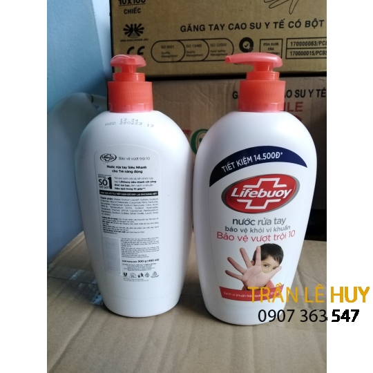 Nước rửa tay Lifebuoy 500g - 493ml