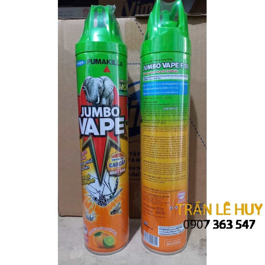 Xịt côn trùng Jumbo 600ml