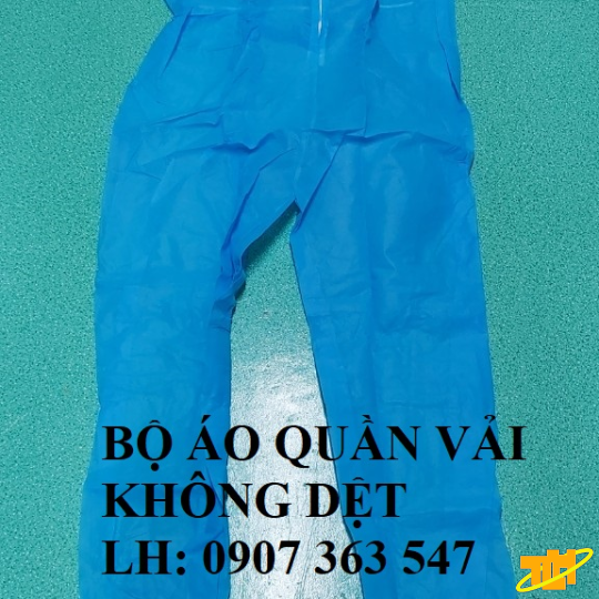 Bộ áo quần liền thân vải không dệt