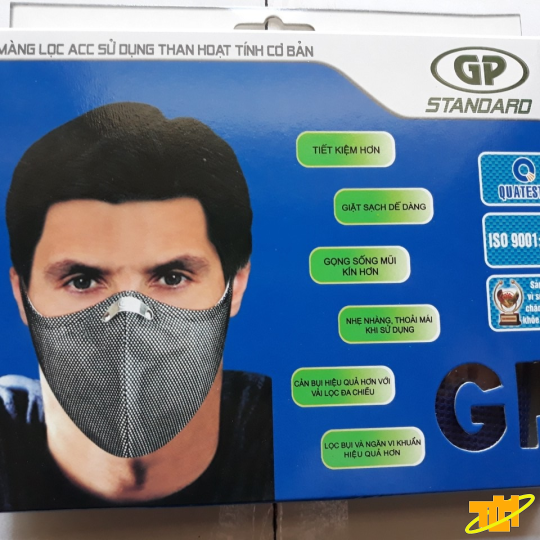 Khẩu trang than hoạt tính 6 lớp GP Standard