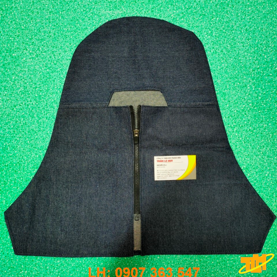 Nón trùm đầu cho thợ hàn vải Jean