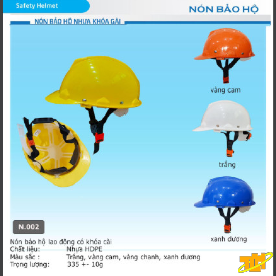 Nón bảo hộ khoá cài
