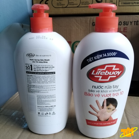 Nước rửa tay Lifebuoy 500g - 493ml