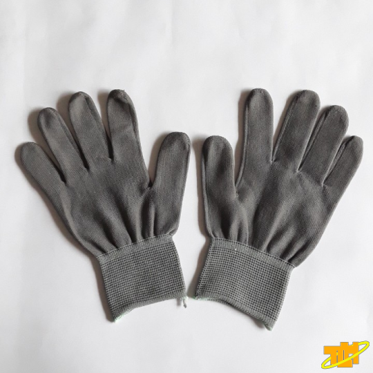 Găng tay Polyester không phủ PU màu xám
