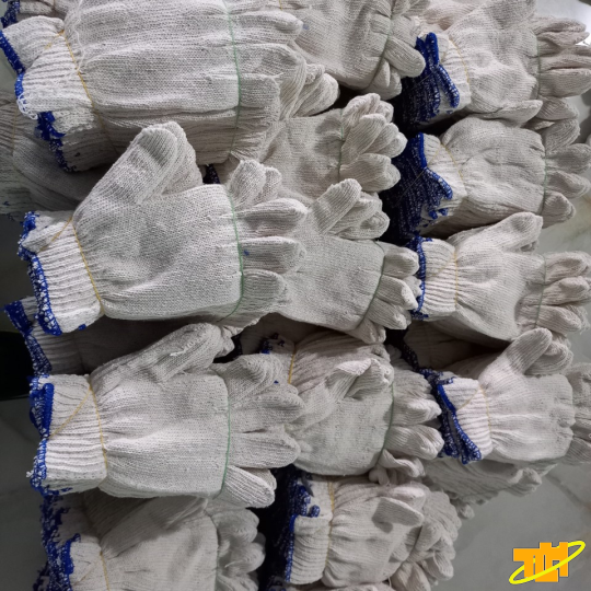 Găng Tay Len Sợi Cotton Màu Muối Tiêu 40g - 90g